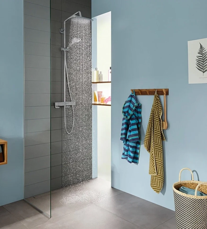 Душевая система с термостатом для душа, хром Hansgrohe Croma E Showerpipe 280 27630000