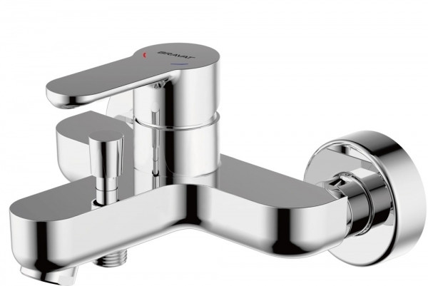 F63783C-01A BRAVAT STREAM смеситель для ванны с коротким изливом (к/к 4)