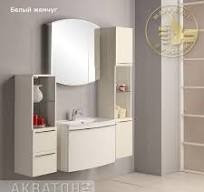 Шкаф - колонна, подвесная, СЕВИЛЬЯ, белый жемчуг