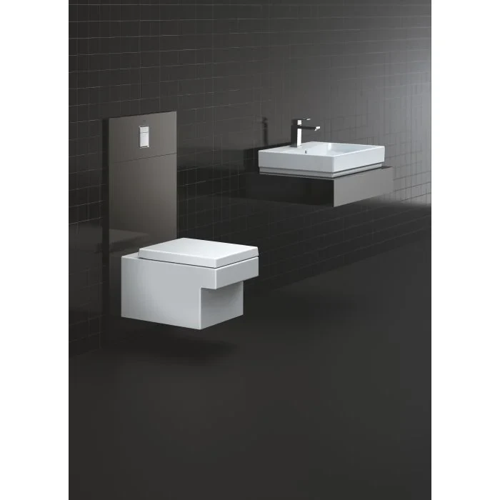 Раковина накладная 60, с крепежами, с переливом, альпин-белый Grohe Cube Ceramic 3947700H
