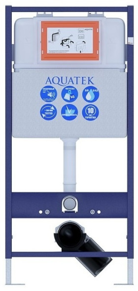 Aquatek Standart 51 Монтаж рама для подв унитаза1130*510*100+звукоизоляционная прокладка
