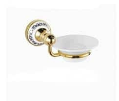 "GOLD BOGEMA" Мыльница керамика FX-78508G (к/к 10)