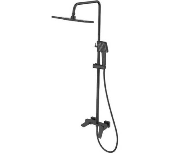 Душевая система Haiba HB24818-7 тропический душ черный