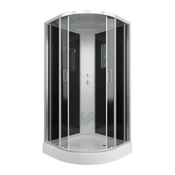 Душевая кабина IVA SC08CT 800*800*2150 низкий поддон, тонированное стекло