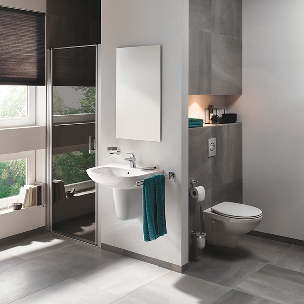 Сиденье для унитаза GROHE Bau Ceramic (с микролифтом), альпин-белый (39493000)
