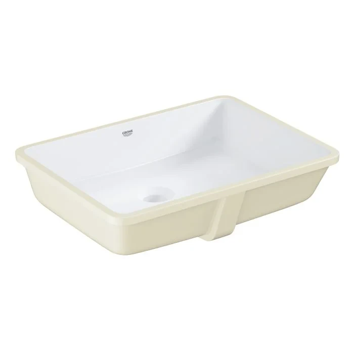 Раковина встраиваемая 50, с крепежами, с переливом, альпин-белый Grohe Cube Ceramic 3948000H