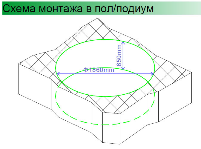 Трап точечный для пола, мульти-впускной, боковой слив MCH 801