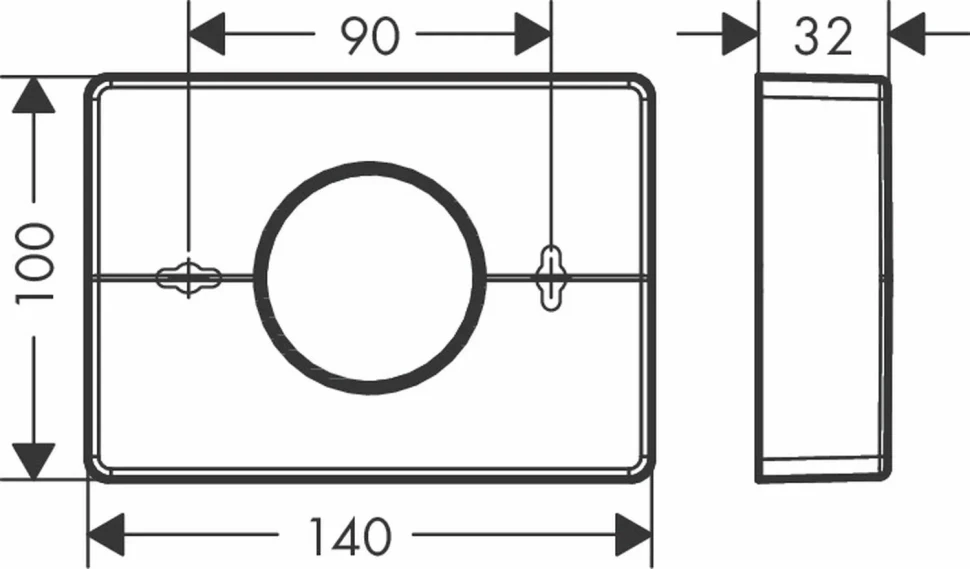 Держатель гигиенических пакетов, шлифованная бронза Hansgrohe AddStoris 41773140