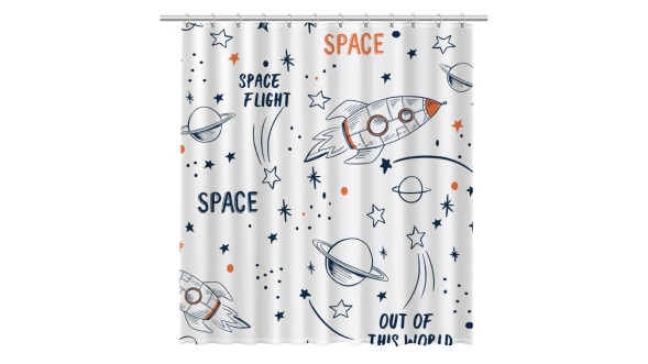 "SPACE" Шторка для ванной FX-2508