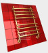 Полотенцесушитель ДВИН R primo 60/50 1-3/4-1/2 Водяной (К3, Золотой хром)