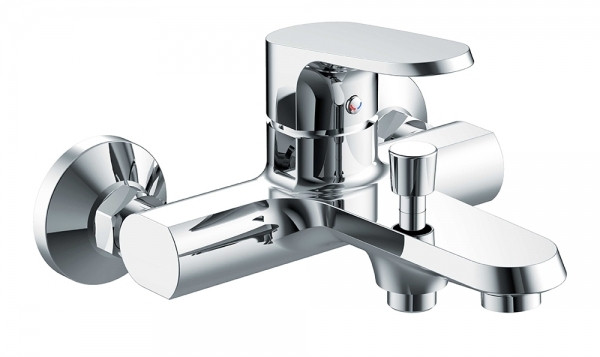 F6105161C-01 BRAVAT PURE Смеситель для ванны с коротким изливом (к/к 8)