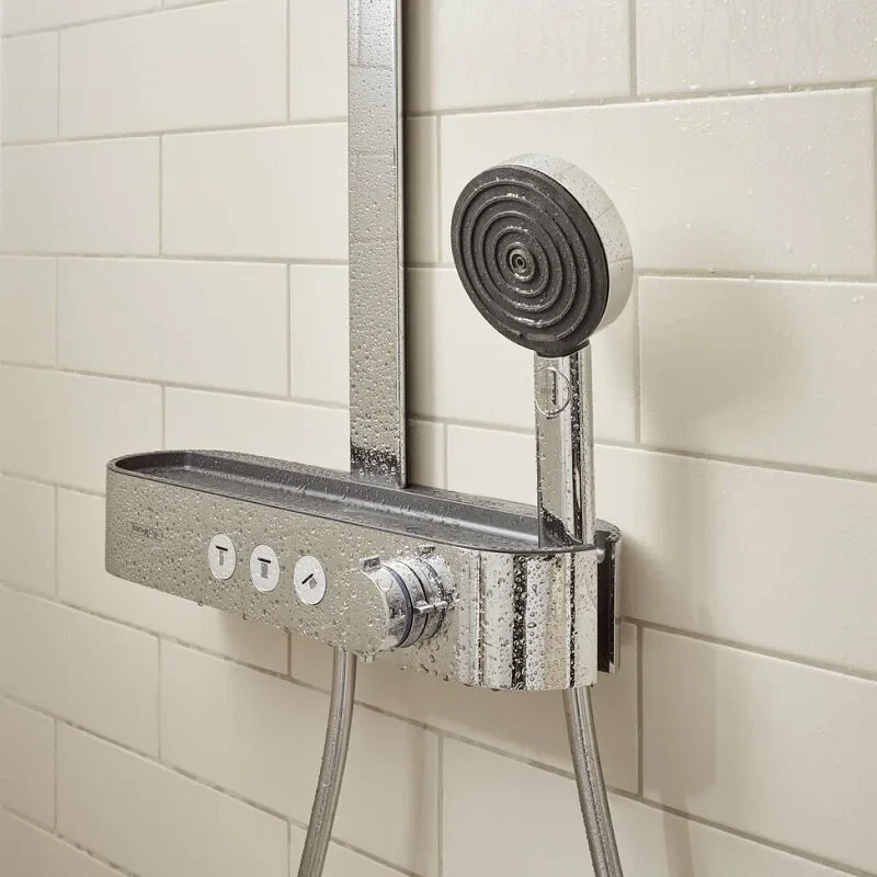 Душевая система с термостатом для душа, хром Hansgrohe Pulsify Showerpipe 260 24240000