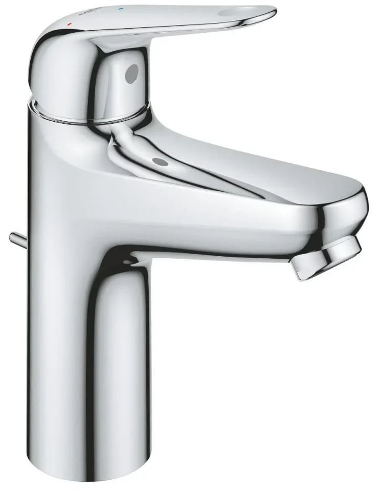 Смеситель для раковины с донным клапаном, размер M, хром Grohe Euroeco 24268001