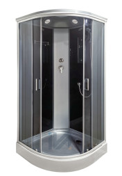 Душевая кабина IVA SC09CTG 900*900*2150 низкий серый поддон,тонированное стекло