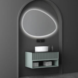 Зеркало ABBER Kontur AG6301SCL-1.2 с подсветкой, бесконтактный выключатель, диммер