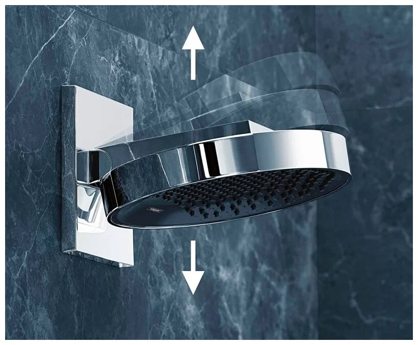 Верхний душ 360, с настенным креплением, хром Hansgrohe Rainfinity 26234000