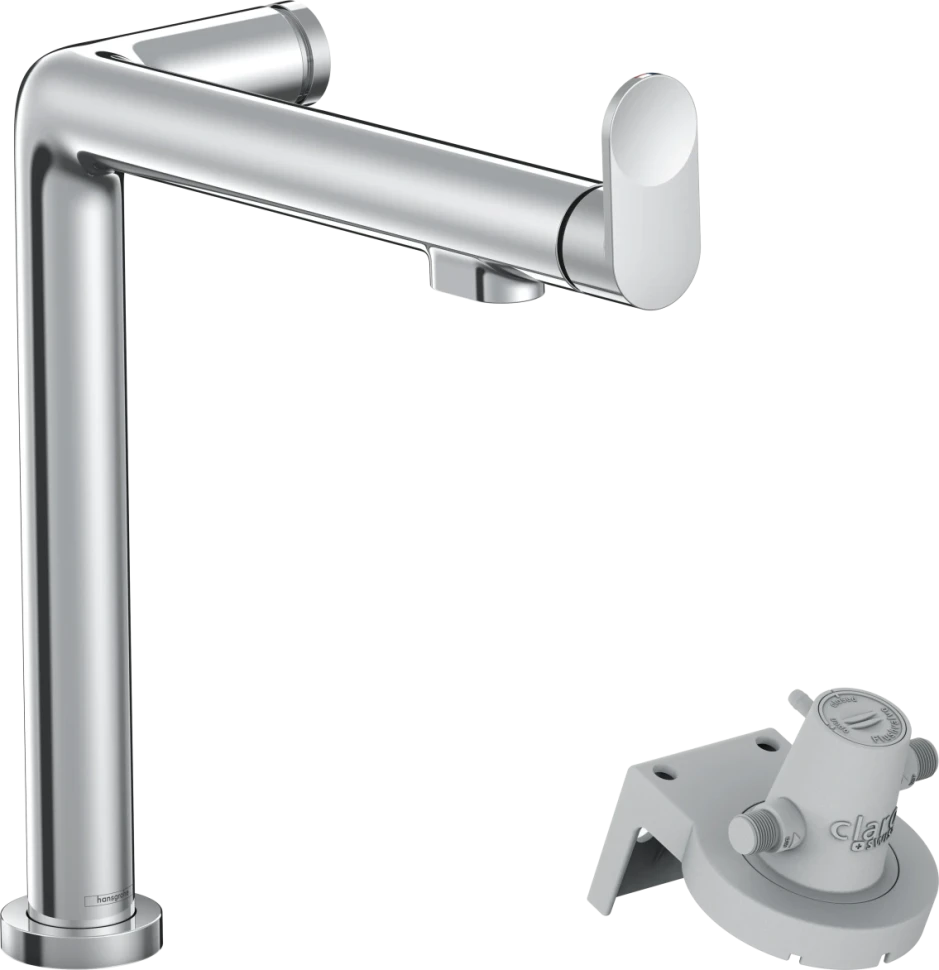 Смеситель для кухни, вытяжной излив, подключение к фильтру, хром Hansgrohe Aqittura M91 76804000