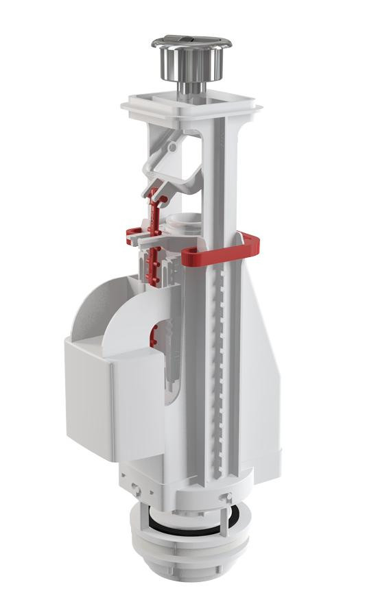 Сливной механизм для керамического бачка 3/6, двойной смыв, белый Alcaplast A08A
