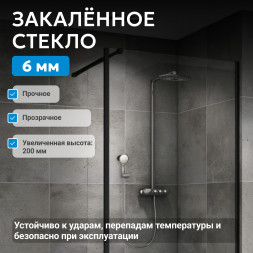 Душевая перегородка ABBER Immer Offen AG61090B