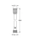 Душевой шланг 1500, черный Grohe VitalioFlex Trend 287412432