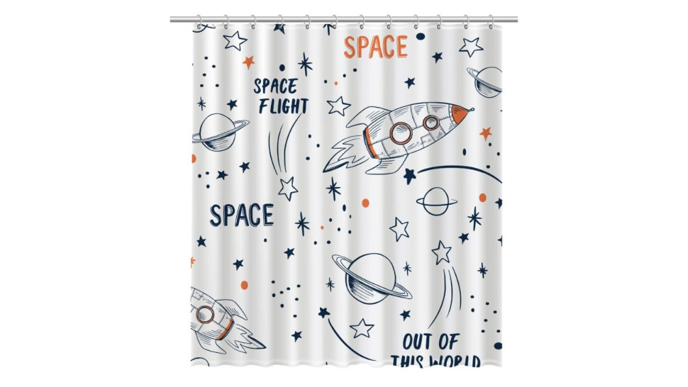 "SPACE" Шторка для ванной FX-2508