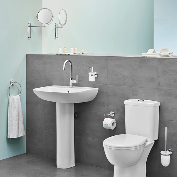 Пьедестал для раковины, с крепежами, альпин-белый Grohe Bau Ceramic 39425000