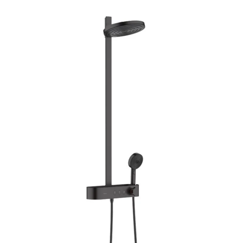 Душевая система с термостатом для душа, черный Hansgrohe Pulsify Showerpipe 260 24240670