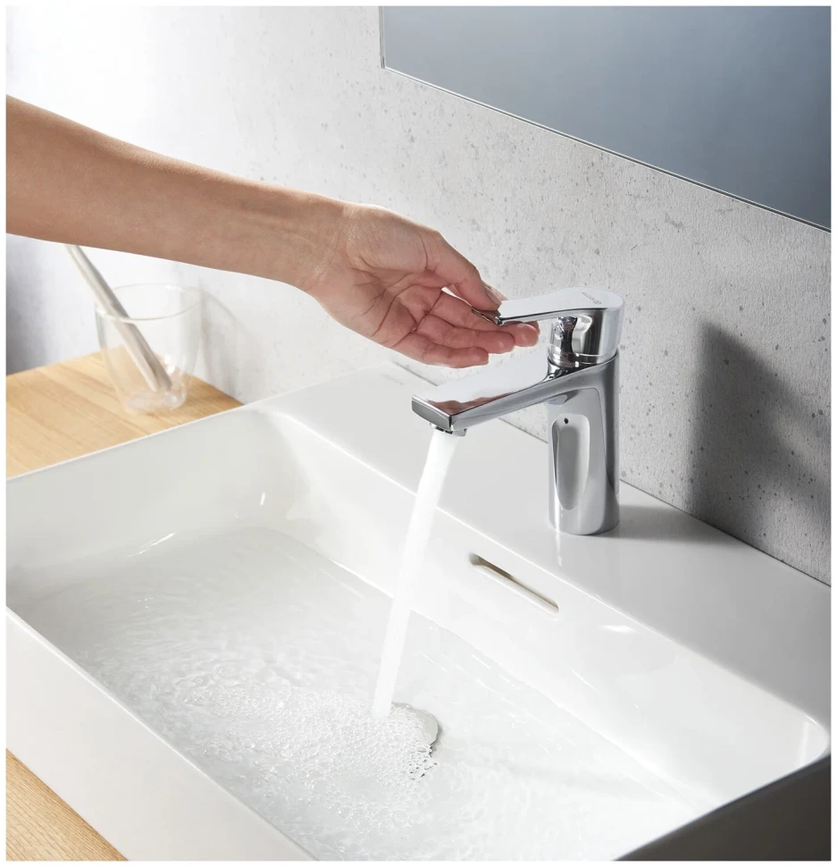 Смеситель для раковины, хром Kludi Bozz 482900565
