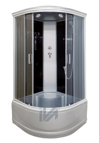 Душевая кабина IVA SC100CTG 1000*1000*2150 высокий серый поддон, тонированное стекло