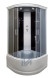 Душевая кабина IVA SC100CTG 1000*1000*2150 высокий серый поддон, тонированное стекло