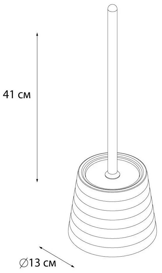 "GLADY" Ерш напольный фиолетовый FX-33-79 (к/к 6)