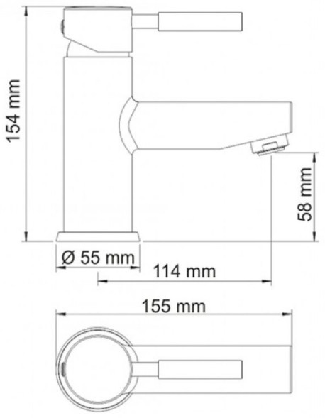 Смеситель для раковины WasserKRAFT Wern