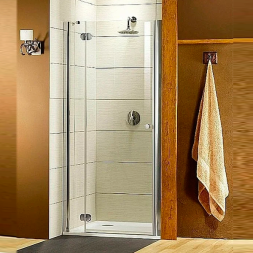 Душевая дверь 1100х1850, левая, графитовое стекло, хром Radaway Torrenta DWJ 31940-01-05N