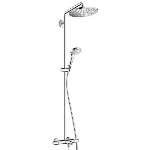 Душевая система с термостатом для ванны, хром Hansgrohe Croma Select S Showerpipe 280 26792000
