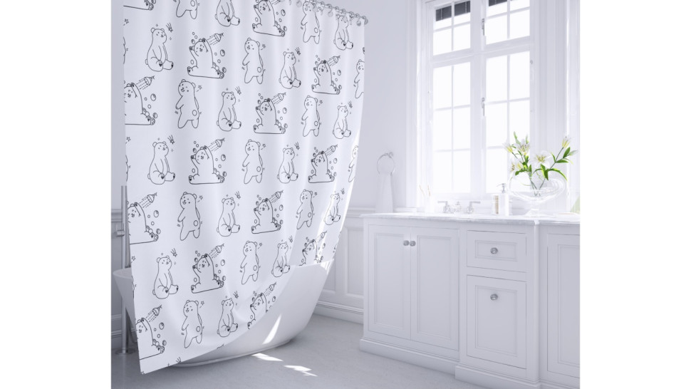 "TEDDY Wash" Шторка для ванной FX-1505"TEDDY Wash" Шторка для ванной FX-1505
