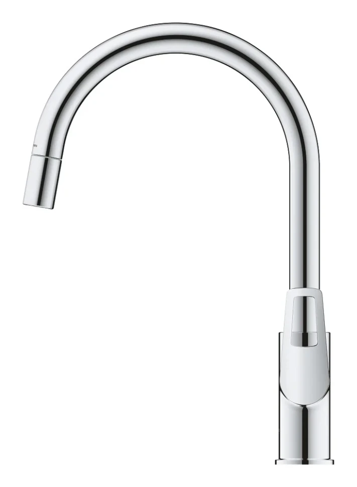 Сместель для мойки GROHE BauLoop однорычажный 1/2″, DN 15, хром (30543000)