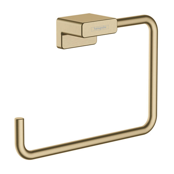 Держатель для полотенца, кольцевой, шлифованная бронза Hansgrohe AddStoris 41754140