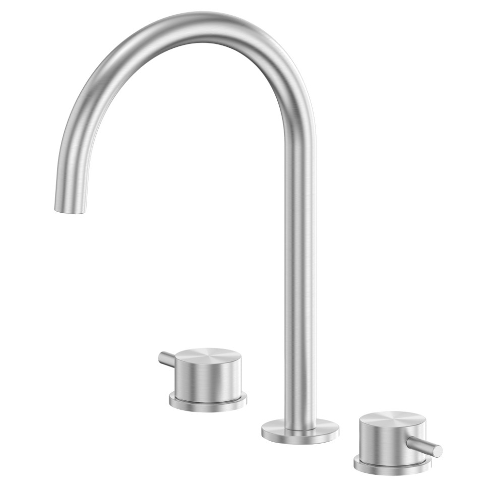 Смеситель ABBER Wasser Kreis 316 AF8108BST-M для раковины, сталь брашированная