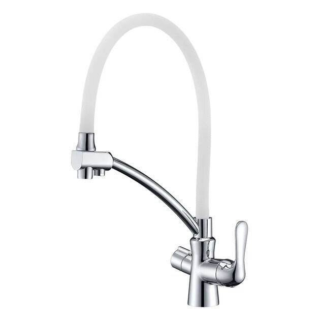 Смеситель для кухни с подключением к фильтру с питьевой водой  -  LM3070C-White, Серия COMFORT
