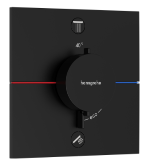 Термостат для душа, встраиваемый, черный Hansgrohe ShowerSelect Comfort E 15572670