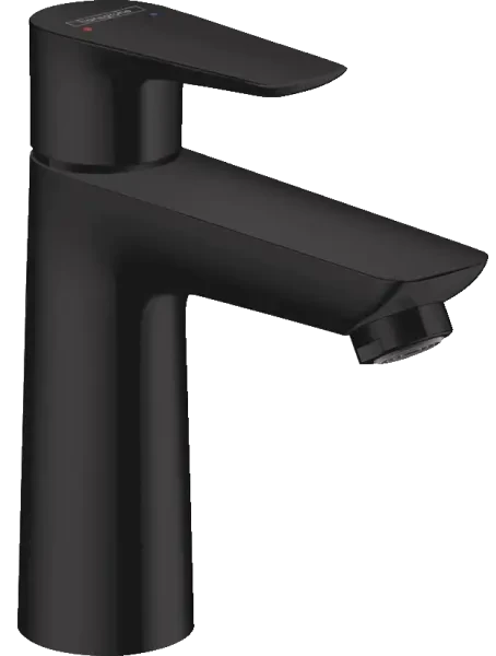 Смеситель для раковины с донным клапаном, черный Hansgrohe Tallis New E 71710670