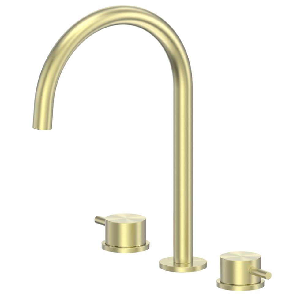 Смеситель ABBER Wasser Kreis 316 AF8108BG-M для раковины, золото брашированное
