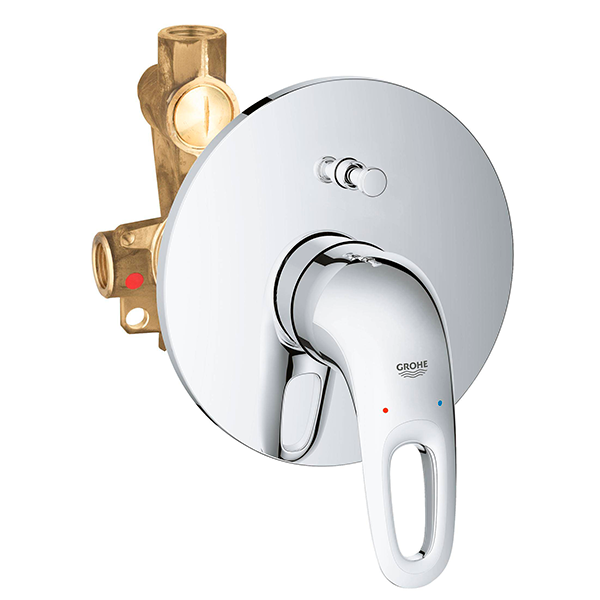 Смеситель для ванны со встраиваемым механизмом, хром Grohe Eurostyle 33637003