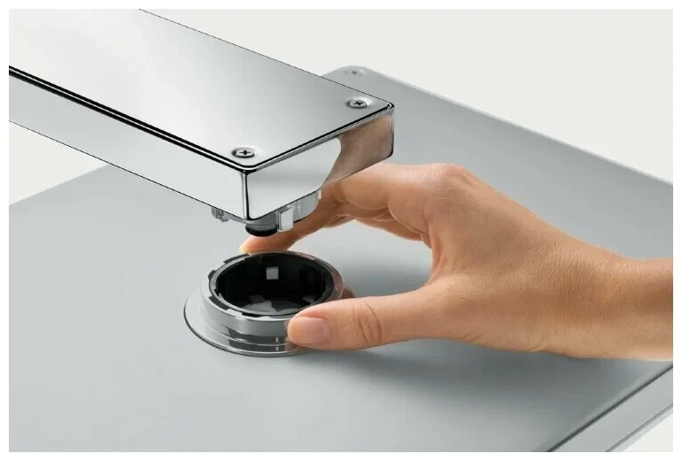 Верхний душ с кронштейном 460, белый/хром Hansgrohe Rainmaker Select 24003400
