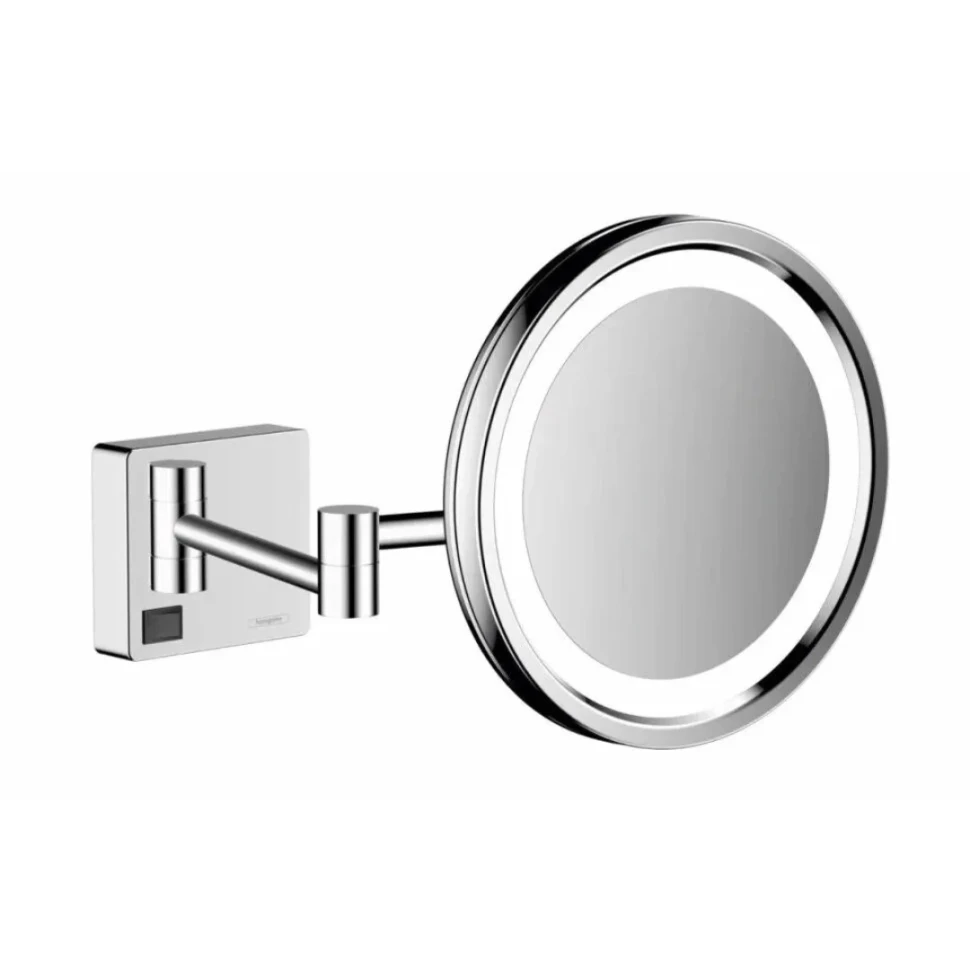 Зеркало косметическое с подсветкой, хром Hansgrohe AddStoris 41790000