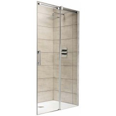 Душевая дверь 1400х2000, правая, прозрачное стекло, хром Radaway Espera KDJ 380134-01R