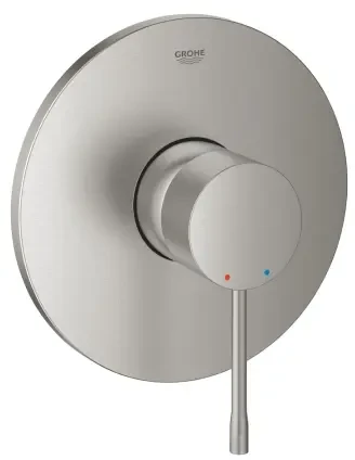 Внешняя часть смесителя для душа GROHE Essence скрытого монтажа, круглая, суперсталь (24168DC1)