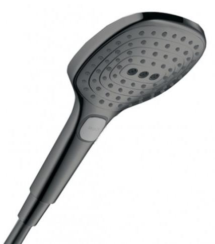Ручной душ 120, шлифованный черный хром Hansgrohe Raindance Select E 3jet 26520340