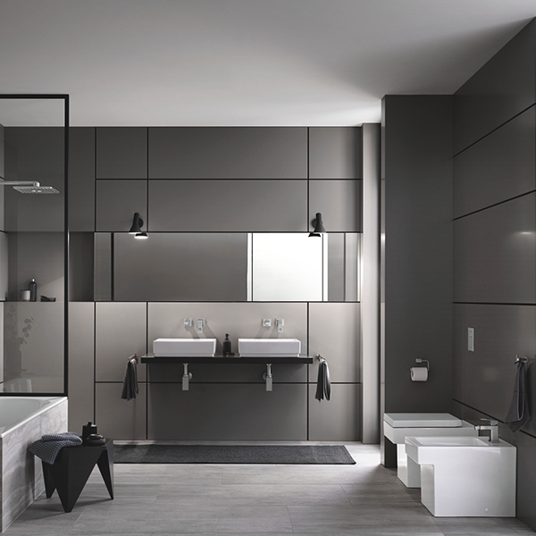 БИДЕ НАПОЛЬНОЕ СТАНДАРТНОЕ GROHE CUBE CERAMIC 3948700H