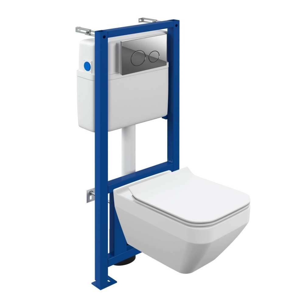 Комплект CREA SQUARE CO DPL EO slim инсталляция LINK PRO